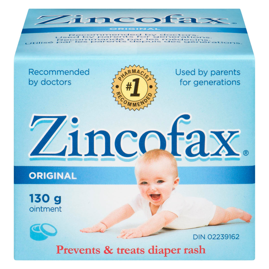 An image of ZINCOFAX OINTMENT 15% ORIGINAL 130G by Paladin Labs Inc.