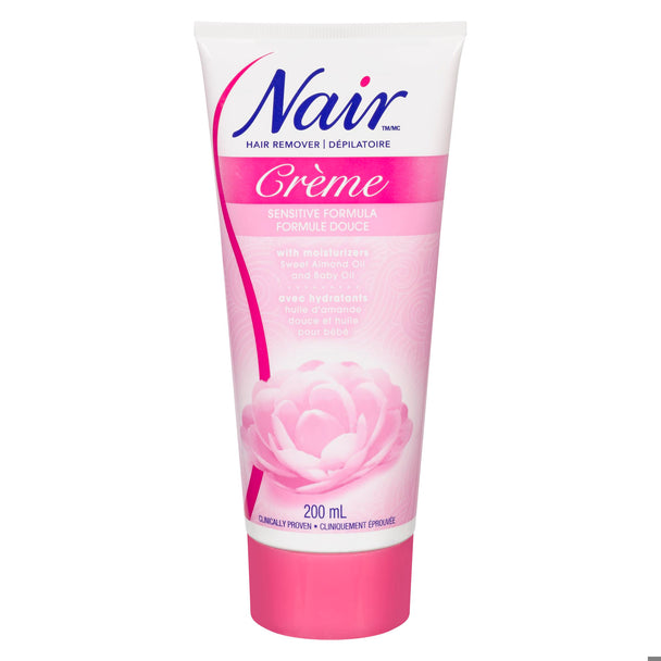 An image of NAIR CR DEPILATORY SWEET ALMOND OIL 200ML by Towngate Pharmacy