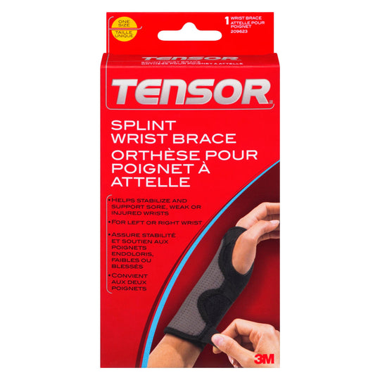 An image of 3M TENSOR BRACE WRIST REVERSABLE W/SPLINT ADJ by Three M Canada Inc.