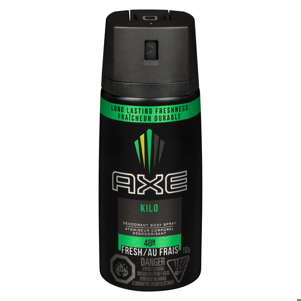 An image of AXE KILO DEODORANT BODY SP 113G by Towngate Pharmacy
