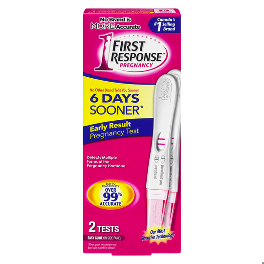 An image of FIRST RESPONSE PREGNANCY TEST 1 MINUTE 2 TEST by Towngate Pharmacy