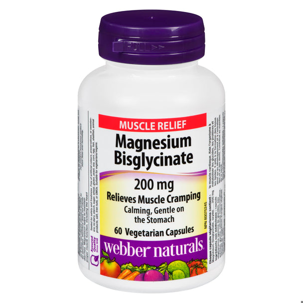 An image of MAGNESIUM BISGLYCINATE 200MG 60 WEBBER by Towngate Pharmacy