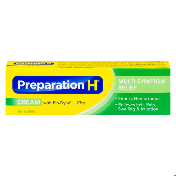 An image of PREPARATION H CR 25G by Towngate Pharmacy