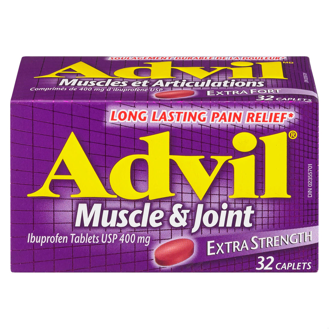 An image of ADVIL MUSCLE&JOINT CPLT 400MG 32 by GlaxoSmithKline Inc.