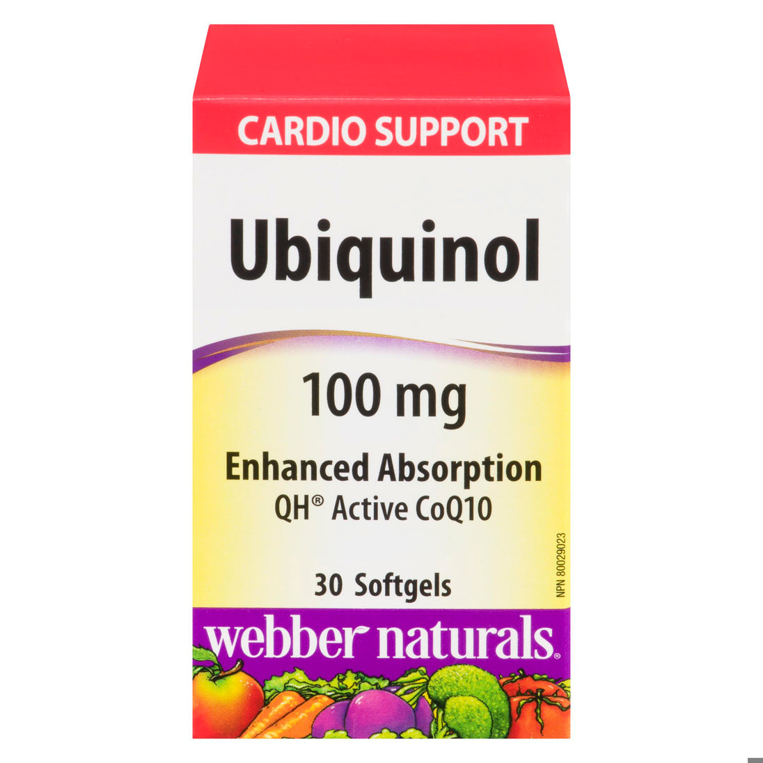 An image of COENZYME Q10 UBIQUINOL 100MG 30 WEBBER by Towngate Pharmacy