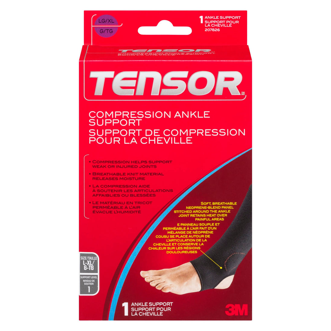 An image of 3M TENSOR BRC ANK LG/XL by Three M Canada Inc.