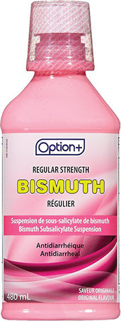 An image of OPTION+ BISMUTH LIQ ORIGINAL RST 480ML by Towngate Pharmacy