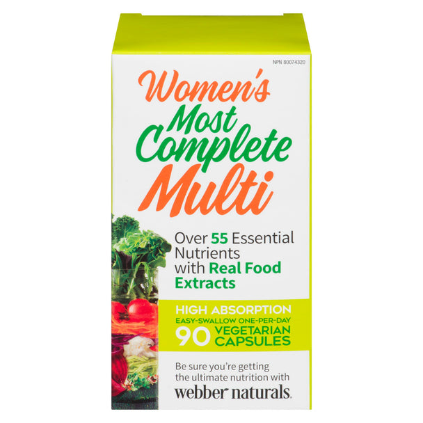 An image of MOST COMPLETE MULTI WOMEN CAPS 90 WEBBER by Towngate Pharmacy
