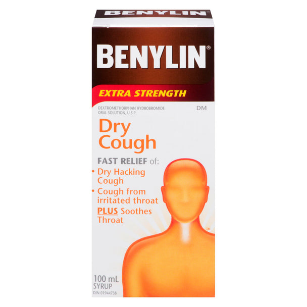 An image of BENYLIN SYR DM DRY COUGH EXTRA STRENGHT 100ML by Towngate Pharmacy