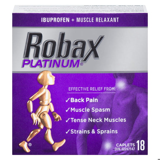 An image of ROBAX PLATINUM CPLT 18 by Towngate Pharmacy