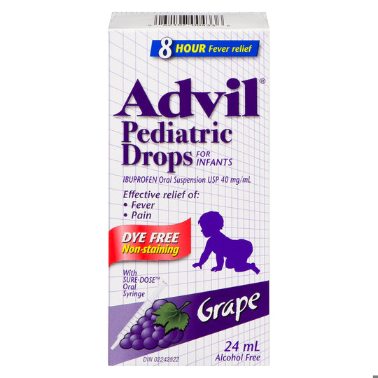 An image of ADVIL DROPS PED 200MG DYE FREE 24ML by GlaxoSmithKline Inc.