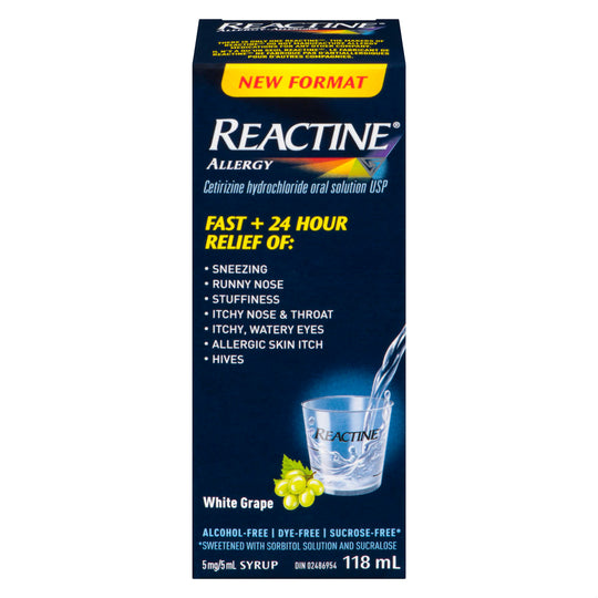 An image of REACTINE ALLERGY LIQ 118ML by Towngate Pharmacy