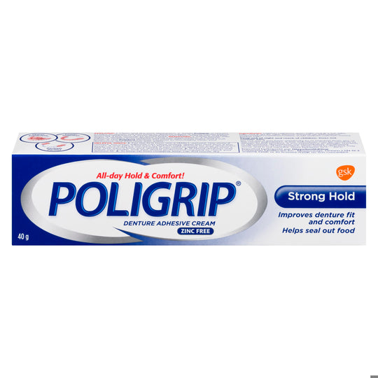 An image of POLIGRIP STRONG HOLD 40G by Towngate Pharmacy