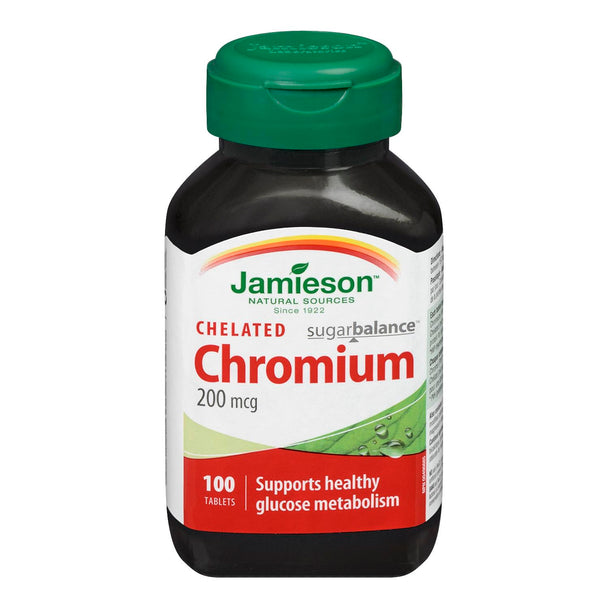 An image of CHROMIUM CHELATE TB 200MCG 100 JAM by Towngate Pharmacy