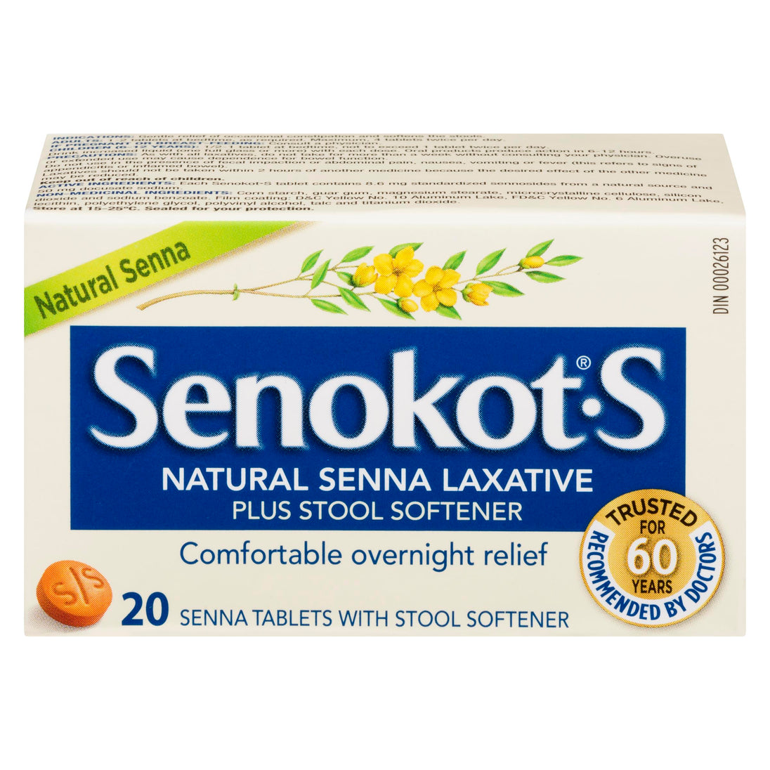 An image of SENOKOT S TB 20 by Towngate Pharmacy