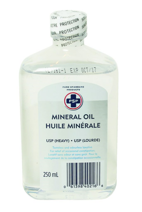 An image of MINERAL OIL HEAVY PSP RWP 250ML by Towngate Pharmacy