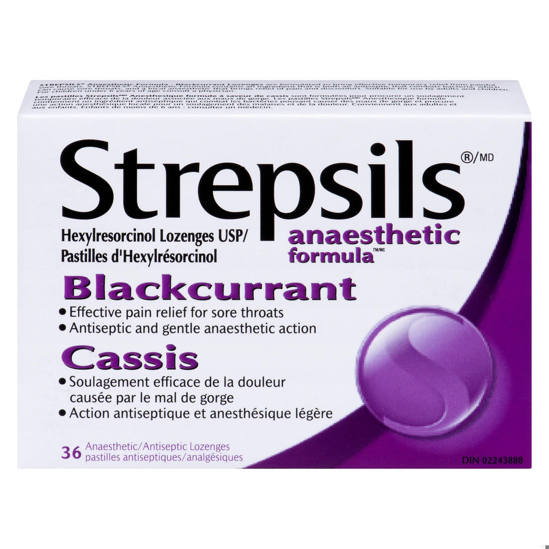 An image of STREPSILS LOZ BLACKCURRANT 36 by Towngate Pharmacy