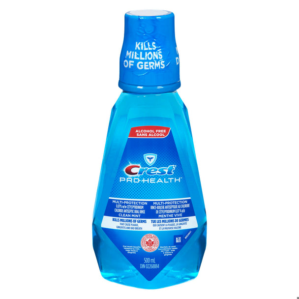 An image of CREST PRO-HEALTH RINSE REFRESHING CLEAN MINT 500ML by Towngate Pharmacy