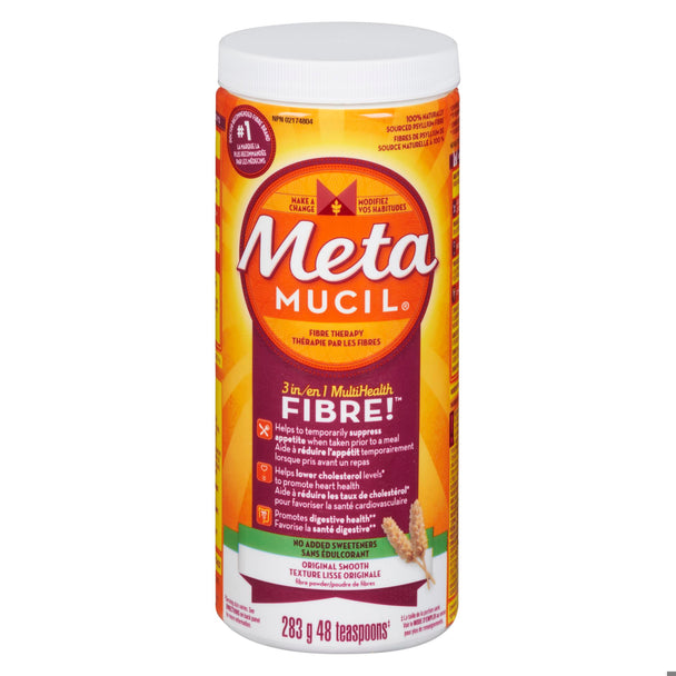 An image of METAMUCIL SMTH TEXT SUGAR FREE UNFLAVORED 283G by Towngate Pharmacy