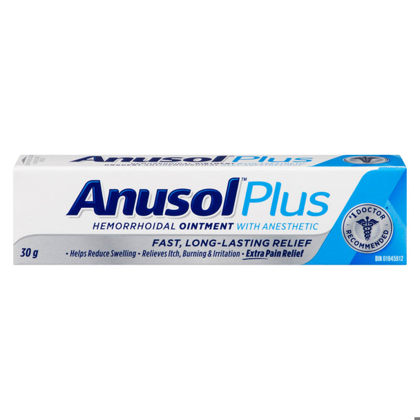An image of ANUSOL PLUS OINT 30G by Towngate Pharmacy