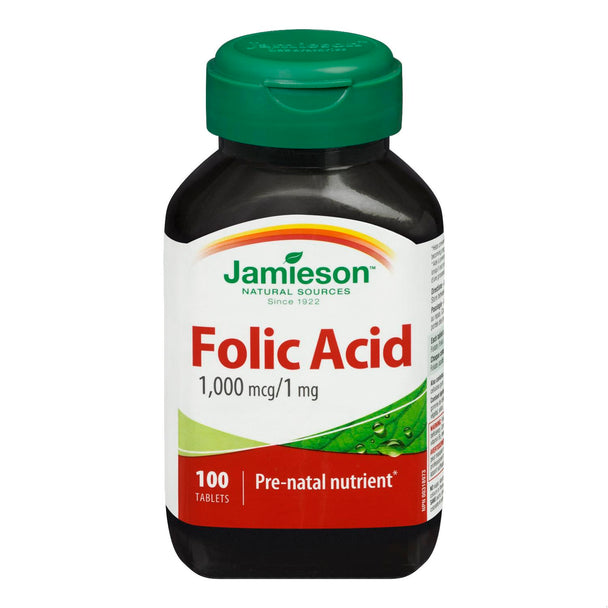 An image of FOLIC ACID TB 1MG 100 JAM by Towngate Pharmacy
