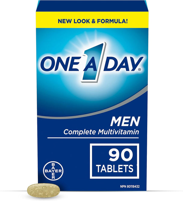 An image of ONE A DAY COMPLETE MULTIVITAMINS MEN TB 90 by Towngate Pharmacy