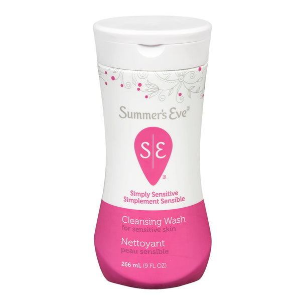 An image of SUMMERS EVE FEMININE WASH SENSITIVE SKIN 266ML by Towngate Pharmacy
