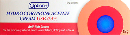 An image of OPTION+ CR HYDROCORTISONE 0.5% 15G by Towngate Pharmacy