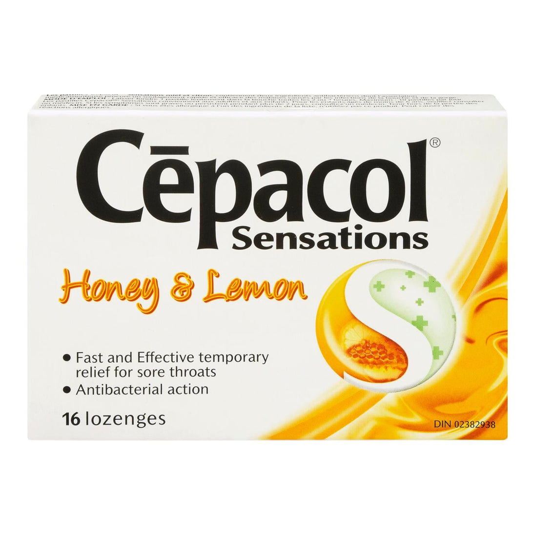 An image of CEPACOL LOZ HONEY/LEMON 16 by Reckitt Benckiser Canada Inc.