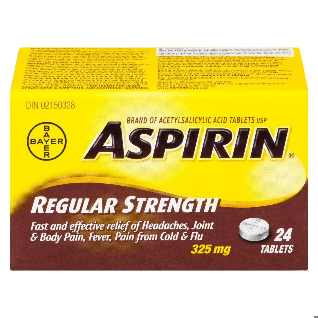 An image of ASPIRIN TB 325MG 24 by Towngate Pharmacy