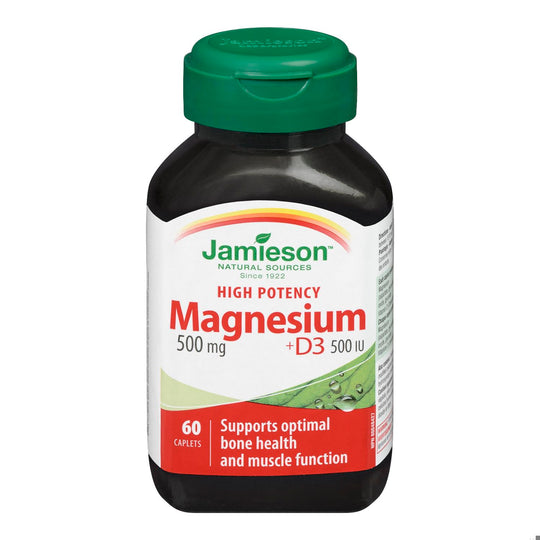 An image of MAGNESIUM + D3 500MG CAPS 60 JAM by Towngate Pharmacy