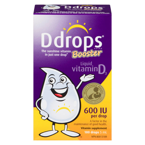 An image of D DROPS BOOSTER DRPS 600IU 180 DRPS 5ML by Towngate Pharmacy