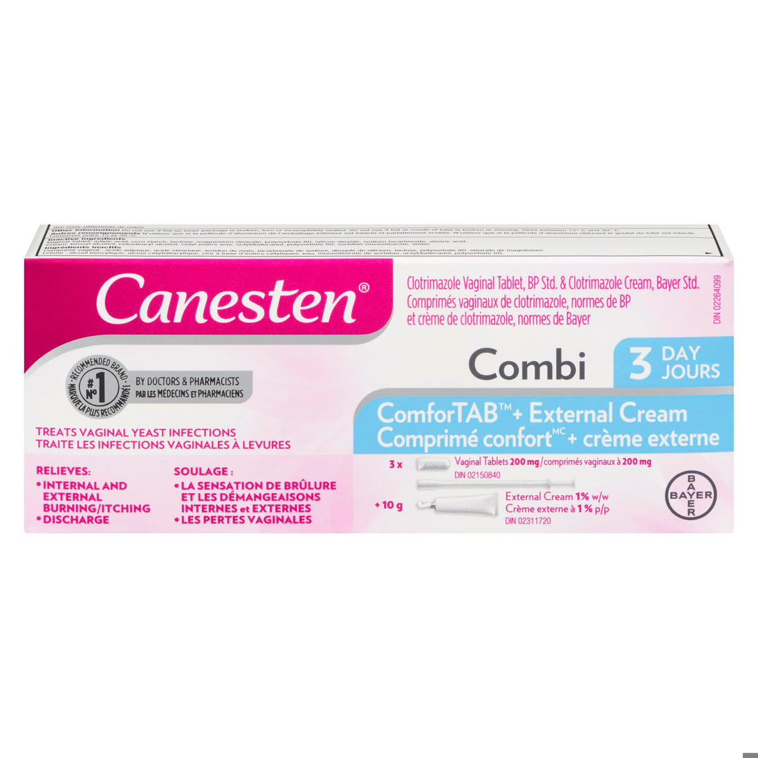 An image of CANESTEN COMBIPACK TREATMENT 3DAYS by Towngate Pharmacy