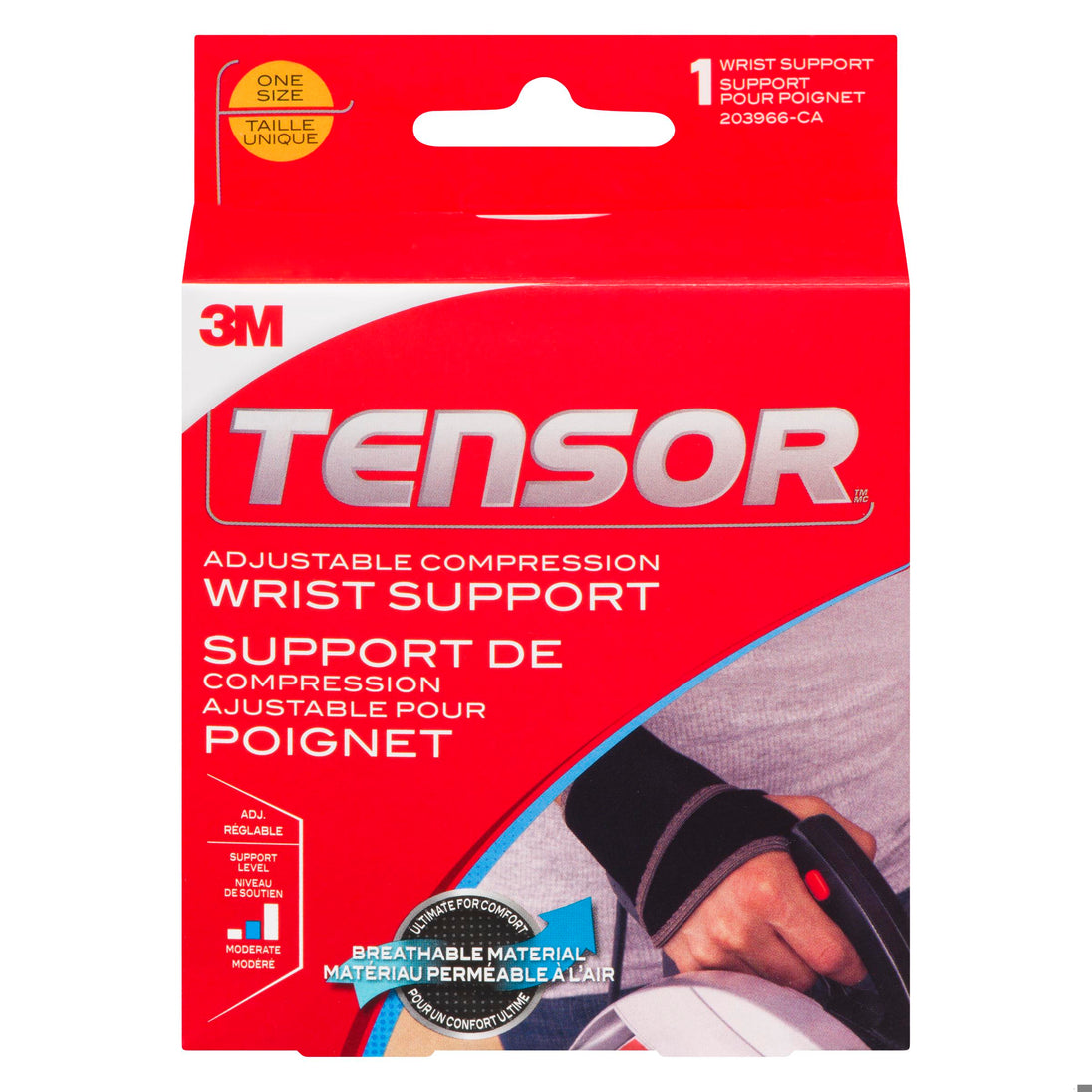 An image of 3M TENSOR SUPPORT WRIST ADJUSTABLE 1 by Three M Canada Inc.