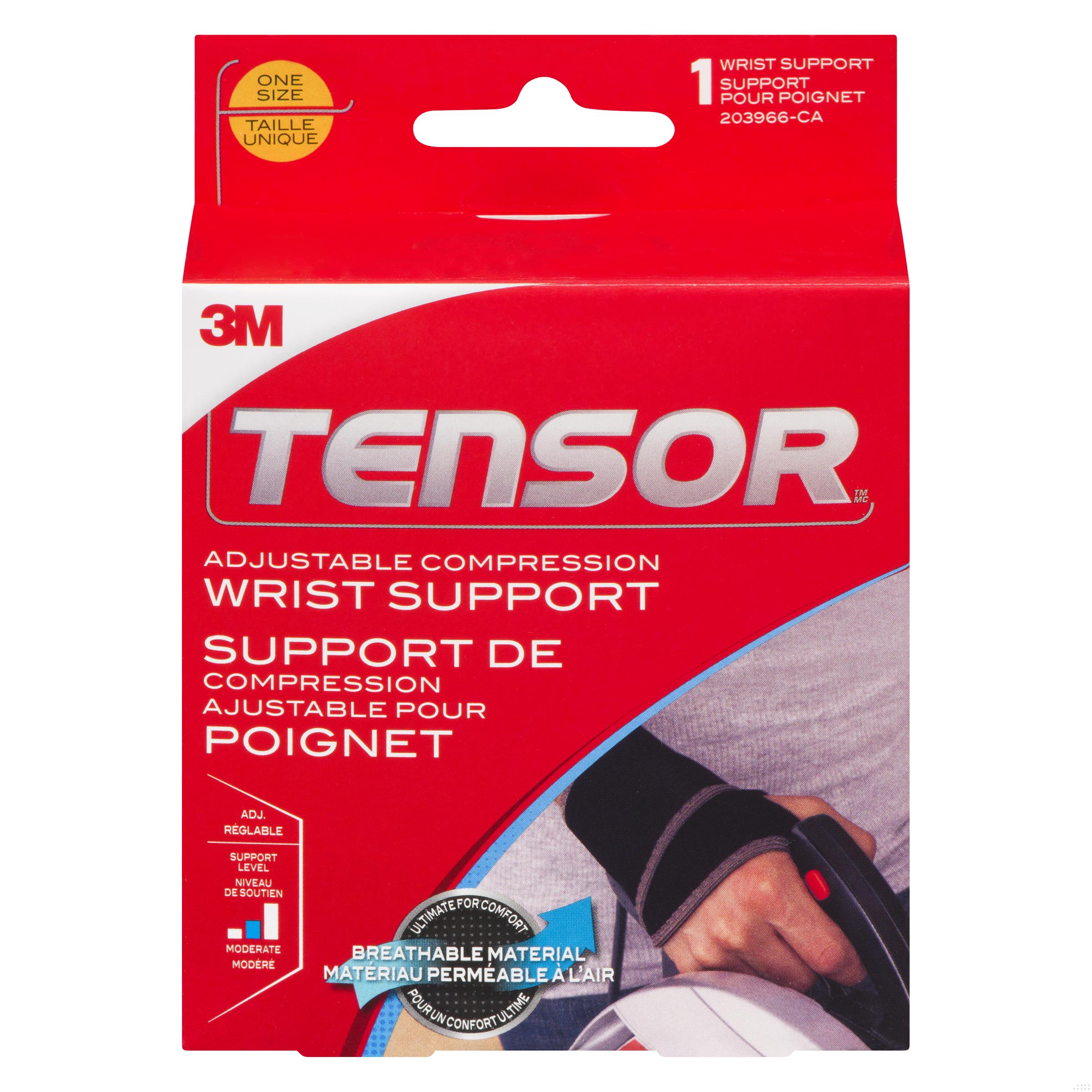 An image of 3M TENSOR SUPPORT WRIST ADJUSTABLE 1 by Three M Canada Inc.