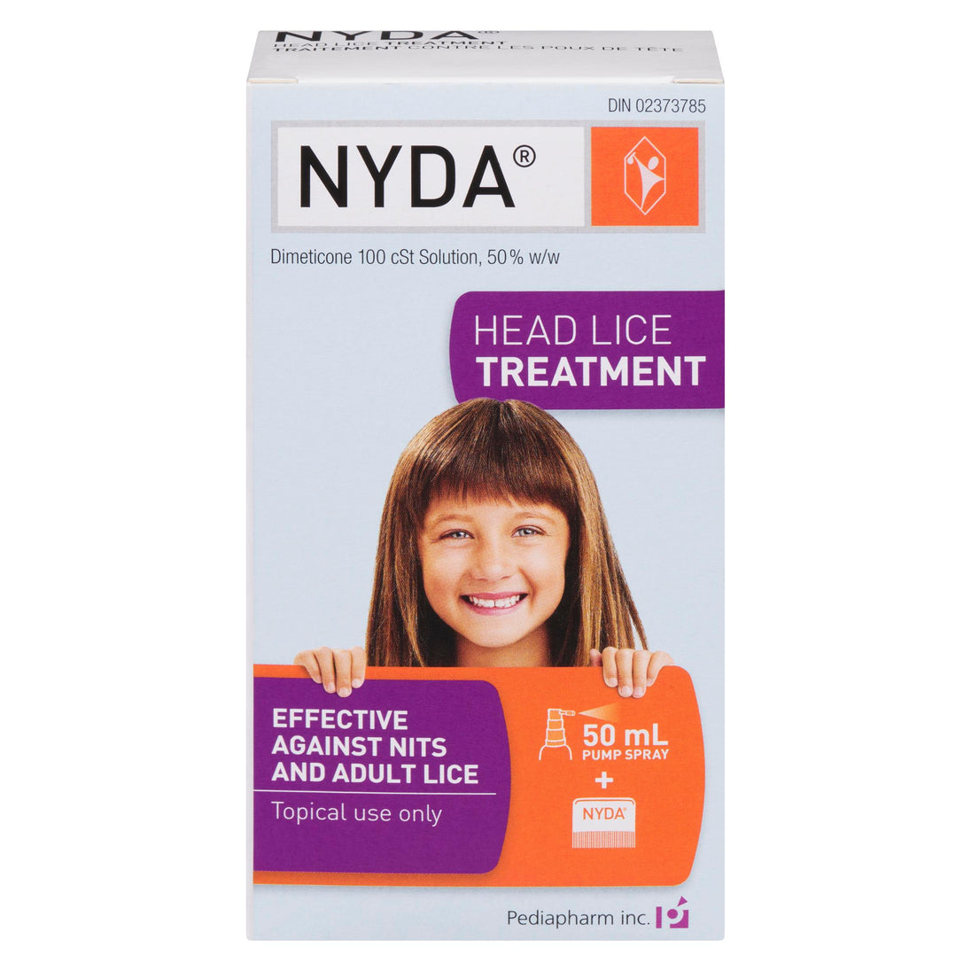 An image of NYDA TREATMENT FOR HEAD LICE 50ML by Towngate Pharmacy