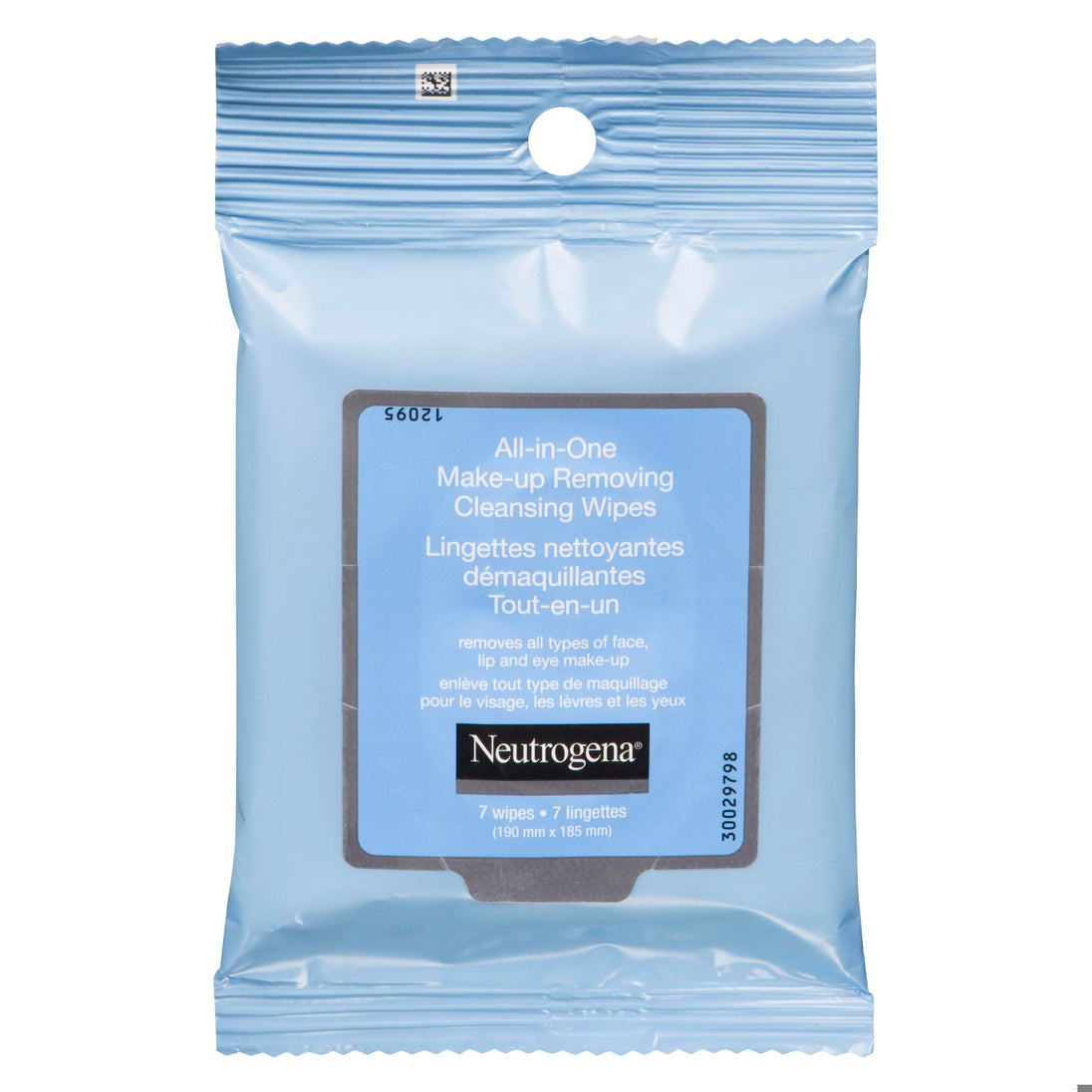 An image of NEUTROGENA M/UP REMOVER CLEANSING WIPE ALL IN ONE7 by Towngate Pharmacy