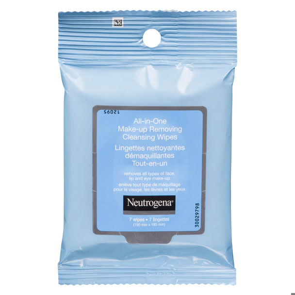 An image of NEUTROGENA M/UP REMOVER CLEANSING WIPE ALL IN ONE7 by Towngate Pharmacy