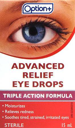 An image of OPTION+ EYE DROP ADVANCED RELIEF 15ML by Towngate Pharmacy