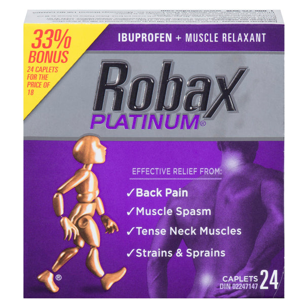 An image of ROBAX PLATINUM CPLT BNS 18+6 by Towngate Pharmacy