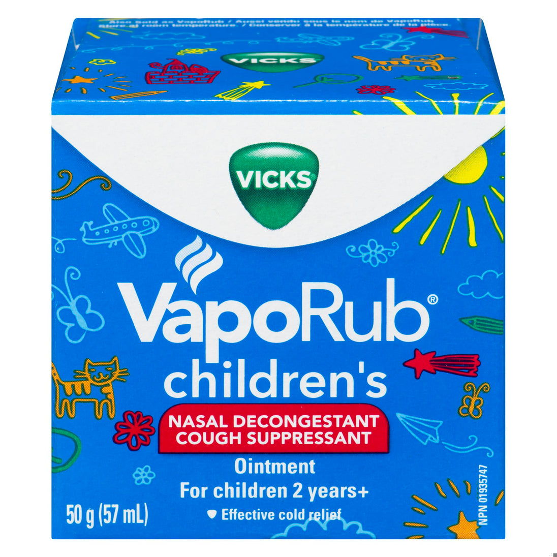 An image of VICKS VAPORUB CHILD NASAL DECONGESTION OINT 50G by Towngate Pharmacy