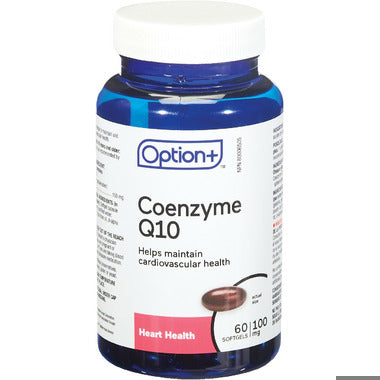 An image of OPTION+ COENZYME Q10 SOFTGEL 100MG 60 by Towngate Pharmacy