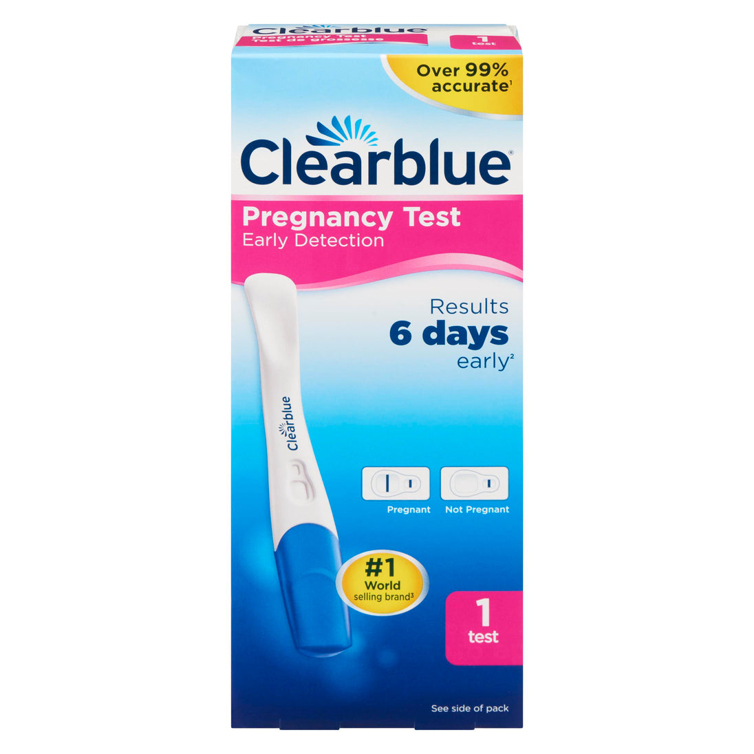 An image of CLEARBLUE EARLY PREGNANCY DETECTION TEST 1 by Towngate Pharmacy