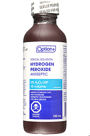 An image of OPTION+ PEROXIDE 10V 100ML by Towngate Pharmacy