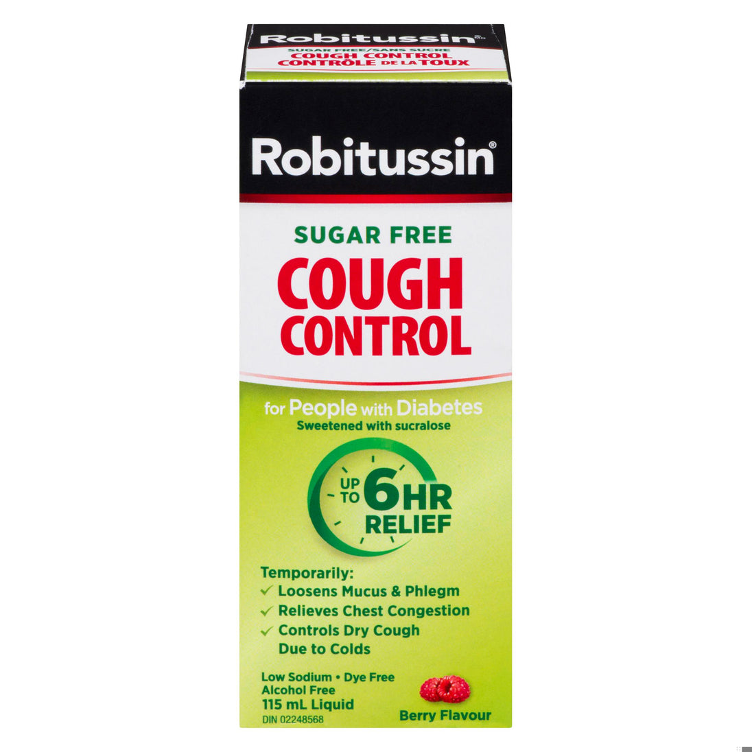 An image of ROBITUSSIN DM COUGH PEOPLE WITH DIABETES 115ML by Towngate Pharmacy