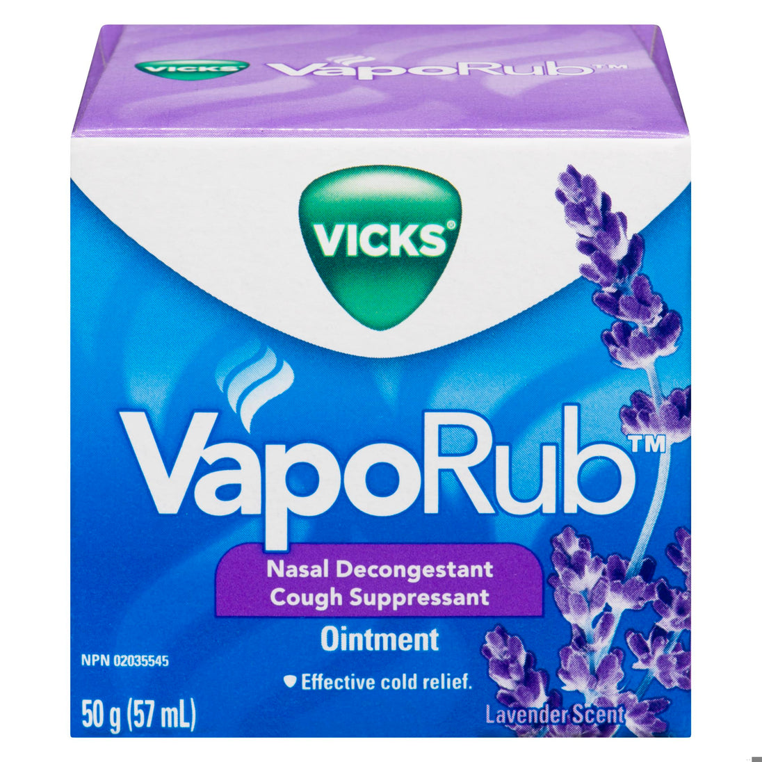 An image of VICKS VAPORUB W/LAVENDER SCENT 57ML by Towngate Pharmacy