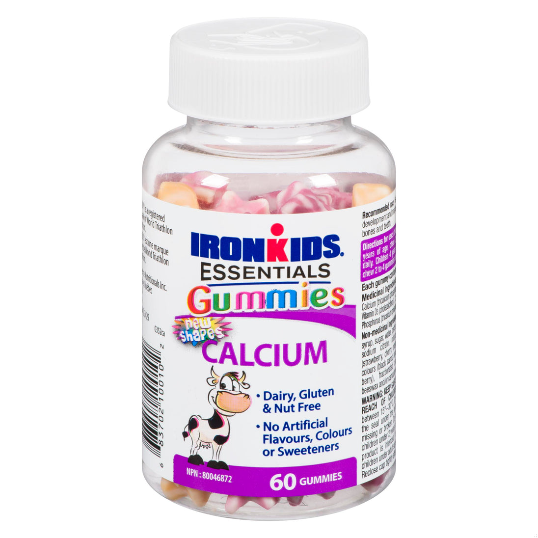 An image of IRON KIDS GUMMIES CALCIUM+VITAMIN D 60 by Towngate Pharmacy