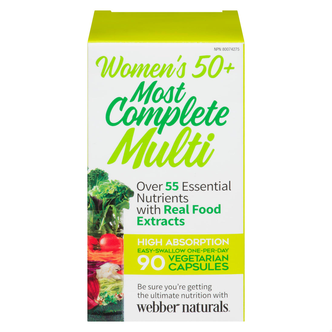 An image of MOST COMPLETE MULTI WOMEN 50+ CAPS 90 WEBBER by Towngate Pharmacy
