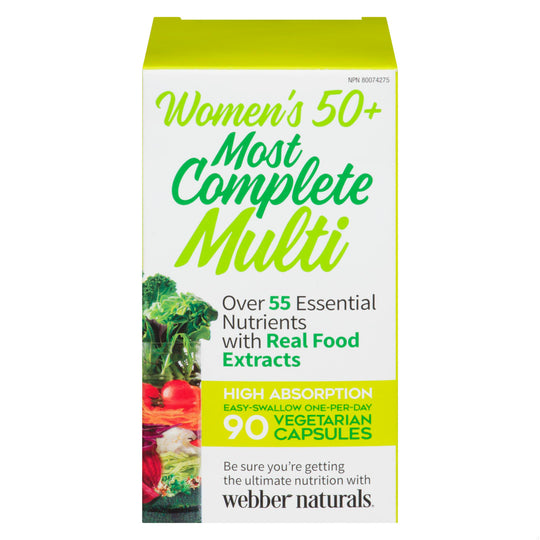 An image of MOST COMPLETE MULTI WOMEN 50+ CAPS 90 WEBBER by Towngate Pharmacy