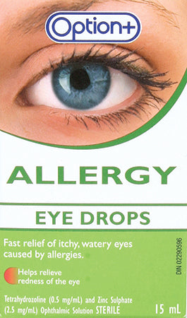 An image of OPTION+ EYE DROP ALLERGY 15ML by Towngate Pharmacy